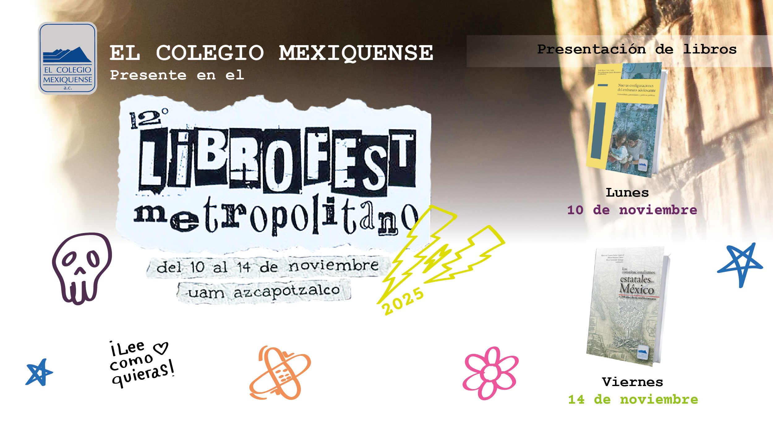 Participación en el 12 Librofest metropolitano