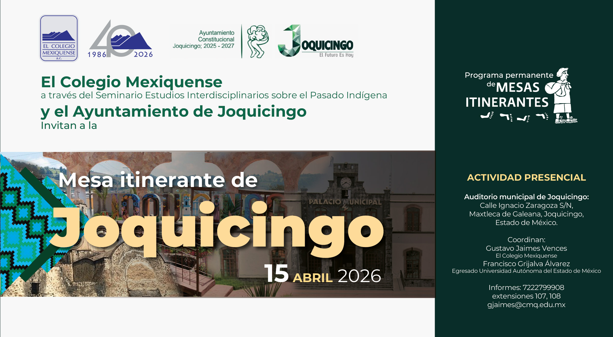 Mesa itinerante de Joquicingo