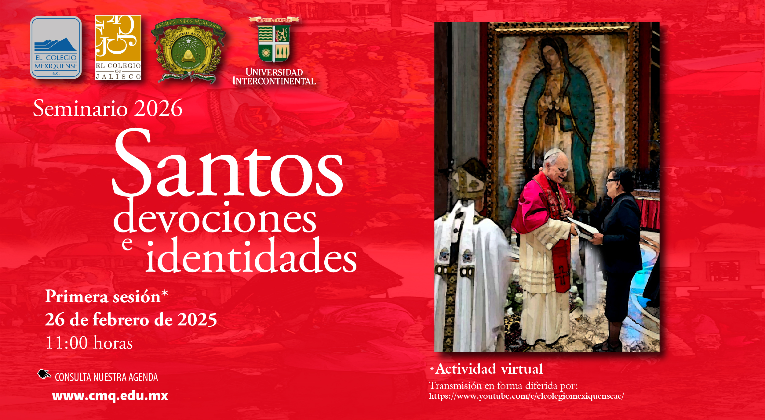 Seminario 2026. Santos, devociones e identidades. Primera sesión