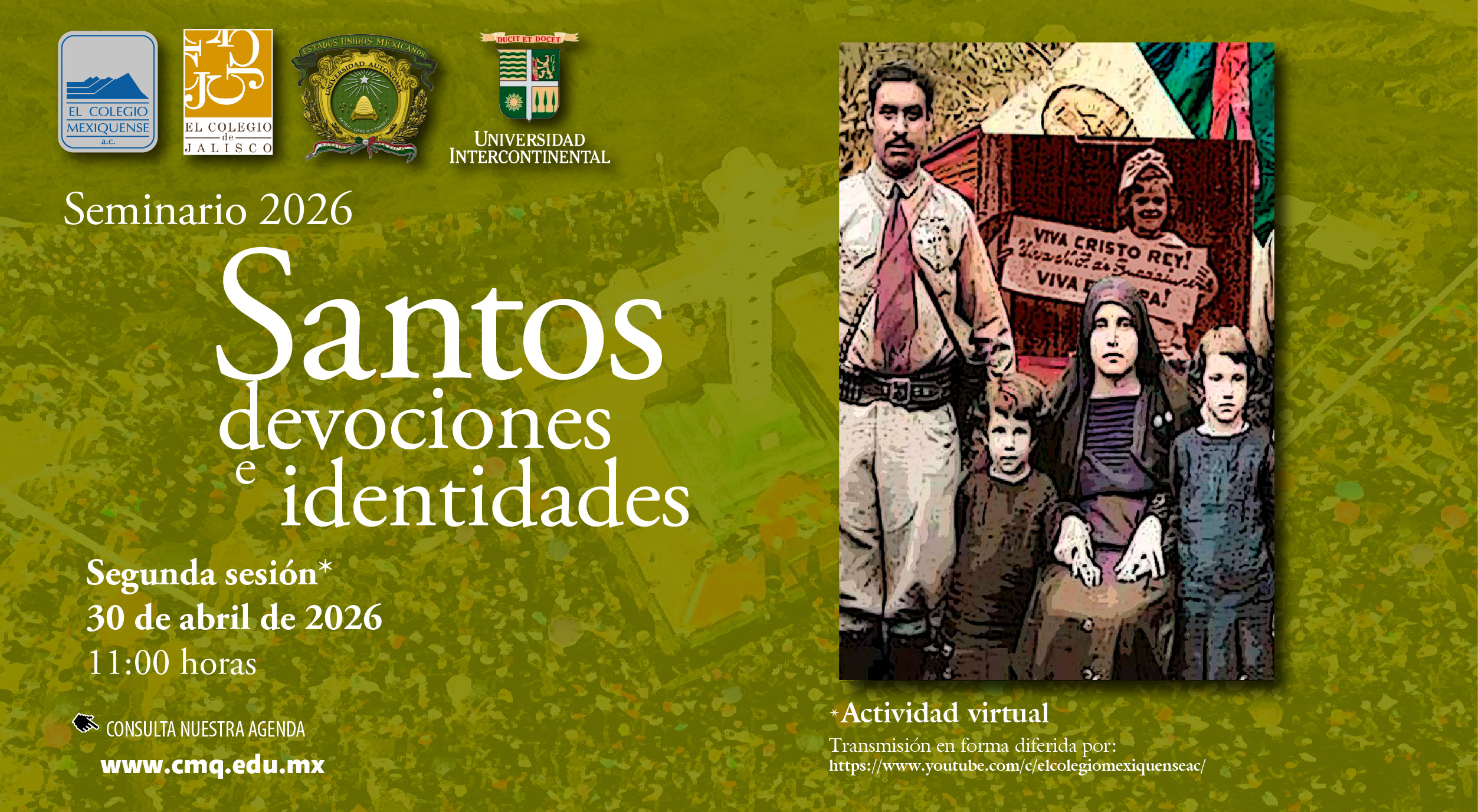 Seminario 2026. Santos, devociones e identidades. Segunda sesión