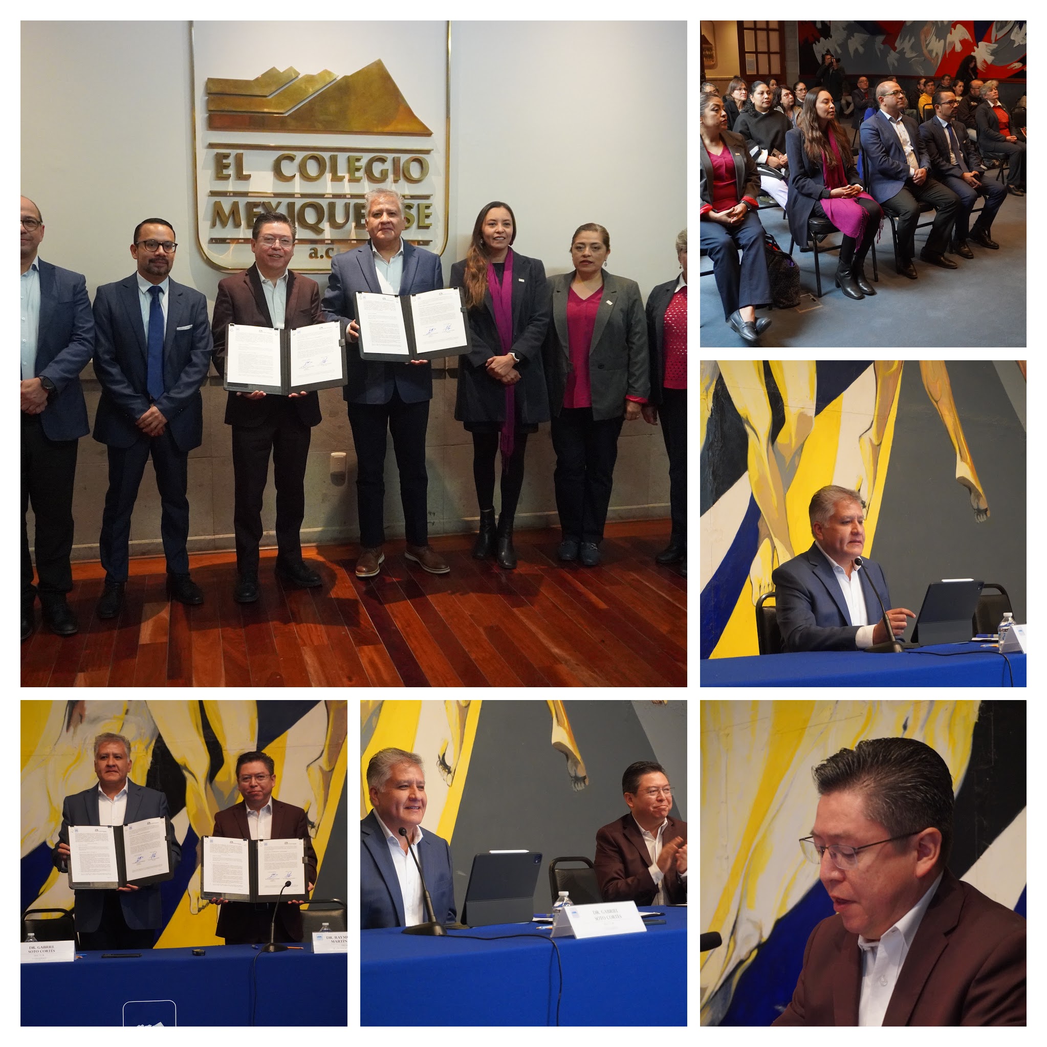 Firman por vez primera convenio de colaboración El Colegio Mexiquense y la Universidad Autónoma Metropolitana Unidad Lerma