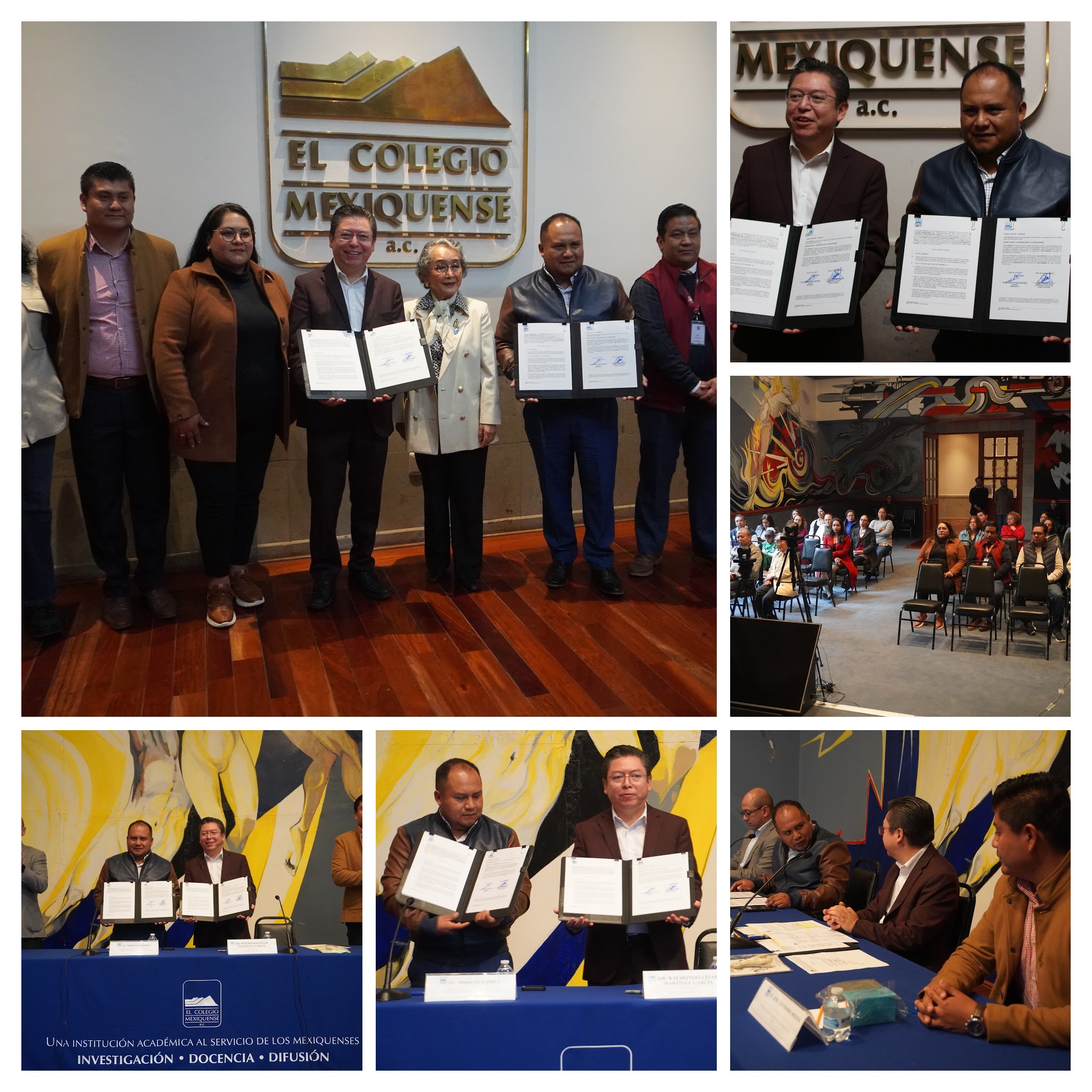 Firman convenio de colaboración El Colegio Mexiquense y el ayuntamiento de Atizapán, que busca «apellido» para el municipio